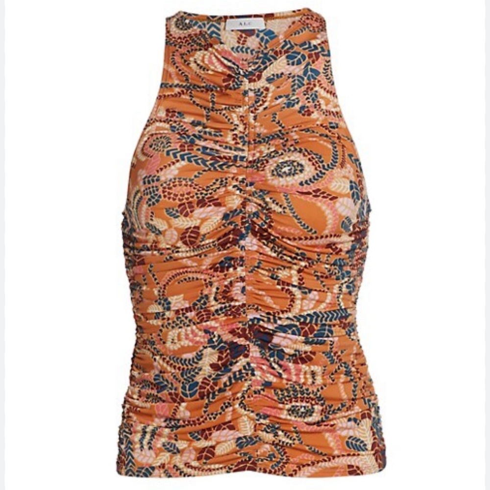 Adley Ruched Sleeveless Top
